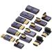 HDMI ���p L�� �X�g���[�g �A�_�v�^ 8K HDMI�ϊ��A�_�v�^ 48Gbps HDMI L�^ �A�_�v�^ 90�x�ϊ� HDMI�I�Xto���X HDMI 2.1�A�_�v�^8K@60Hz 4K@120Hz �Ή� �֘A�摜2