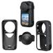  Insta 360X6 Insta360 X6 для [ силикон защита кейс + independent type линзы колпак комплект ] предотвращение скольжения все защита водонепроницаемый пыленепроницаемый легкий зарядка возможна ударопрочный . soft . ощущение 