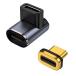 USB 4.0 Type C USB-C�}�O�l�b�g���ϊ��A�_�v�^1�� �}�O�l�b�g�����z�� �^�C�vC ���� �X�g���[�g �k�� ���p90�x 40Gbps�����]�� �֘A�摜4