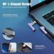 USB 4.0 Type C USB-C�}�O�l�b�g���ϊ��A�_�v�^1�� �}�O�l�b�g�����z�� �^�C�vC ���� �X�g���[�g �k�� ���p90�x 40Gbps�����]�� �֘A�摜5