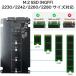 M.2 SATA(NGFF) to SATA 3.0 �ϊ� 6Gbps �ϊ��A�_�v�^�[ �O�t���P�[�X 2.5�C���`SATA 2230 / 2242 / 2260 / 2280 mm �֘A�摜2