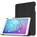 au Qua tab 02 HWT31 10.1 /huawei Mediapad T2 Pro 10 605HW/ 606HW магнит открывающийся и закрывающийся три . кейс черный 