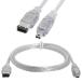 IEEE1394 �P�[�u�� 1.2m  4�s�� IEEE1394�ii.LINK�EDV�j6�s�� IEEE1394�iFireWire�j�p�\�R�� �f�W�^���r�f�I�J����  6pin - 4pin  �P�[�u�� �֘A�摜1