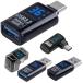 USB изменение адаптер / LED дисплей отображать / real time. электроэнергия мониторинг / USB3.2 / 10Gbps / LED мощность экран отображать имеется / максимальный 36W 10Gbps высокая скорость данные . отправка адаптер 