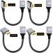 10 вид [ можно выбрать терминал & направление ]HDMI изменение кабель 15cm 8K UHD соответствует (Mini HDMI to HDMI / Micro HDMI to HDMI)L знак type верх и низ левый правый распорка Ultra высокая скорость 
