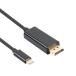  бесплатная доставка USB 3.1 Type-C to DisplayPort изменение кабель позолоченный коннектор установка USB C to DP 4K разрешение соответствует изменение адаптер 1.8m New