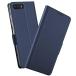 ASUS ZenFone 4 ZE554KL блокнот type кейс покрытие кейс чехол для проездного билета карман простой смартфон кейс темно-синий голубой 