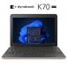 TOSHIBA Dynabook K70 2in1 Note PC 10.1 дюймовый Celeron N4500 память 4GB SSD 64GB Web камера WiFi 6 сенсорная панель Win11 б/у планшет 