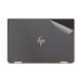  клейкая пленка HP Spectre x360 13 (2019 год 12 месяц модель ) [ прозрачный * потертость стекло style ]