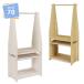  box rack open hanger rack storage shelves stylish wooden white for children furniture 