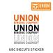 UNION UBC DIECUTS 10 inch Union крепление da ikatto Logo Union стикер черный белый orange Япония стандартный товар 2021-22 2022 2023