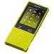 [ б/у ] Sony Walkman A серии специальный силиконовый чехол ( lime желтый )SONY CKM-NWA10 YM