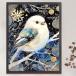  средний класс полный бриллиант искусство комплект бисер вышивка simaenaga маленькая птица Северная Европа способ иллюзия ..mo The ik искусство li - bili хобби картина цвет бисер 