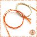 [ бесплатная доставка ] ножной браслет mi солнечный ga пара шея 2 шт SET orange бирюзовый one отметка ламе anklet156