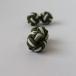  резина запонки (Knot Cuff Links кафф links Raver запонки запонки кнопка ) / moss green × белый 