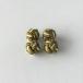  резина запонки (Knot Cuff Links кафф links Raver запонки запонки кнопка ) / оливковый × шампанское 
