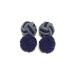  резина запонки (Knot Cuff Links кафф links Raver запонки запонки кнопка ) / голубой + серый × голубой 