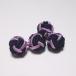  резина запонки (Knot Cuff Links кафф links Raver запонки запонки кнопка ) /W темно-синий × light purple 