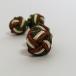  резина запонки (Knot Cuff Links кафф links Raver запонки запонки кнопка ) / Brown × шампанское × moss green 