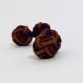  резина запонки (Knot Cuff Links кафф links Raver запонки запонки кнопка ) / Brown × wine red × голубой 