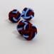  резина запонки (Knot Cuff Links кафф links Raver запонки запонки кнопка ) / wine red × голубой × Sky голубой 