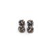  резина запонки (Knot Cuff Links кафф links Raver запонки запонки кнопка ) / Brown × шампанское × голубой 