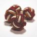  резина запонки (Knot Cuff Links кафф links Raver запонки запонки кнопка ) / wine red × шампанское × Brown 