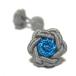  цветок узел резина запонки (Knot Cuff Links кафф links Raver запонки запонки кнопка ) жемчуг серый × бирюзовый голубой 