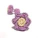  цветок узел резина запонки (Knot Cuff Links кафф links Raver запонки запонки кнопка ) light purple × шампанское 