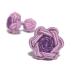  цветок узел резина запонки (Knot Cuff Links кафф links Raver запонки запонки кнопка ) light purple × лиловый 
