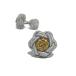  цветок узел резина запонки (Knot Cuff Links кафф links Raver запонки запонки кнопка ) жемчуг серый × оливковый 