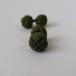  резина запонки (Knot Cuff Links кафф links Raver запонки запонки кнопка ) / moss green 