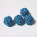  резина запонки (Knot Cuff Links кафф links Raver запонки запонки кнопка ) / бирюзовый голубой 