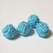  резина запонки (Knot Cuff Links кафф links Raver запонки запонки кнопка ) / aqua blue 
