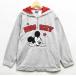  Disney Mickey Mouse половина Zip флис парка боковой разрез светло-серый женский 2XL(22672