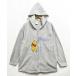  Disney WINNIE THE POOH Винни Пух флис парка полный Zip светло-серый женский 3XL(22676