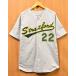 USA made POWERS Strato Ford Baseball shirt uniform number ring gray men's M corresponding (37352