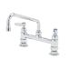 TS Brass B-0220-061X Deck Mount Mixing Faucet, Eternas, 10 Swing Nozzle (061X), Lever Handles, 8 by TS Brass