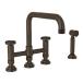 ROHL A3358IWWSTCB-2 Kitchen FAUCETS, 0-in L x 2.1-in W x 11-in H, Tuscan Brass