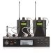 Shure in-Ear Audio Monitor System, Black, Twinpack (P3TRA215TWP-H20)
