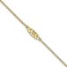 14k Polished Filigree Heart 10inch Anklet 10in style ANK33-10