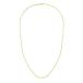 14k Yellow Gold Finish 1.7mm Diamond-Cut Mariner Necklace with Lobster Clas