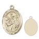 Bonyak Jewelry 14k Yellow Gold-Filled St. Januarius Pendant, Size 1 x 3/4 i