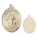 Bonyak Jewelry 14k Yellow Gold-Filled St. Clement Pendant, Size 1 x 3/4 inc