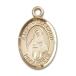 Bonyak Jewelry 14k Yellow Gold-Filled St. Hildegard Von Bingen Pendant, Siz