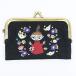  Moomin little mii.... камыш . кейс ( черный ). кошелек MOOMIN