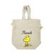  Snoopy Woodstock SaGa la вышивка мешочек бежевый сумка SNOOPY симпатичный 