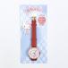  Sanrio Hello Kitty мир рисунок кожа часы ( красный ) наручные часы Sanrio