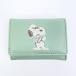 Snoopy compact три бумажник зеленый SNOOPY