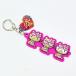  Sanrio выгоревший на солнце участок Kitty кольцо для ключей розовый брелок для ключа Sanrio